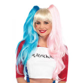 Deviant Doll Wig With Clip On Pony Tails O/S Multicolor