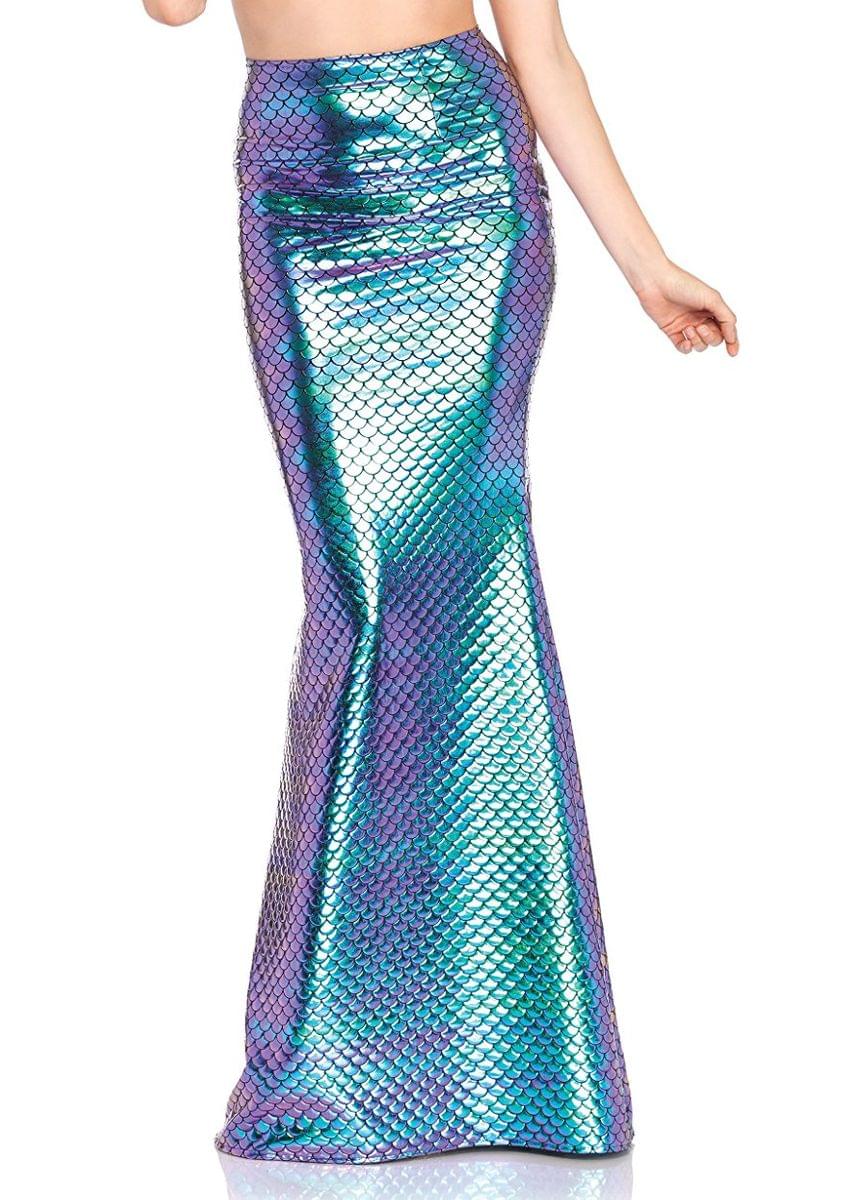 Mermaid Iridescent Scale Women's Costume Skirt