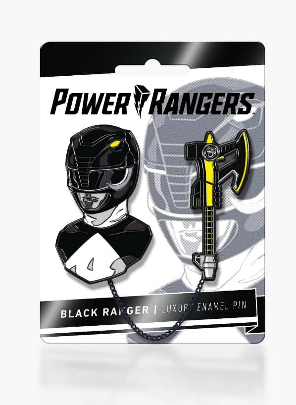 Power Rangers Luxury Enamel Icon Pin | Black Ranger