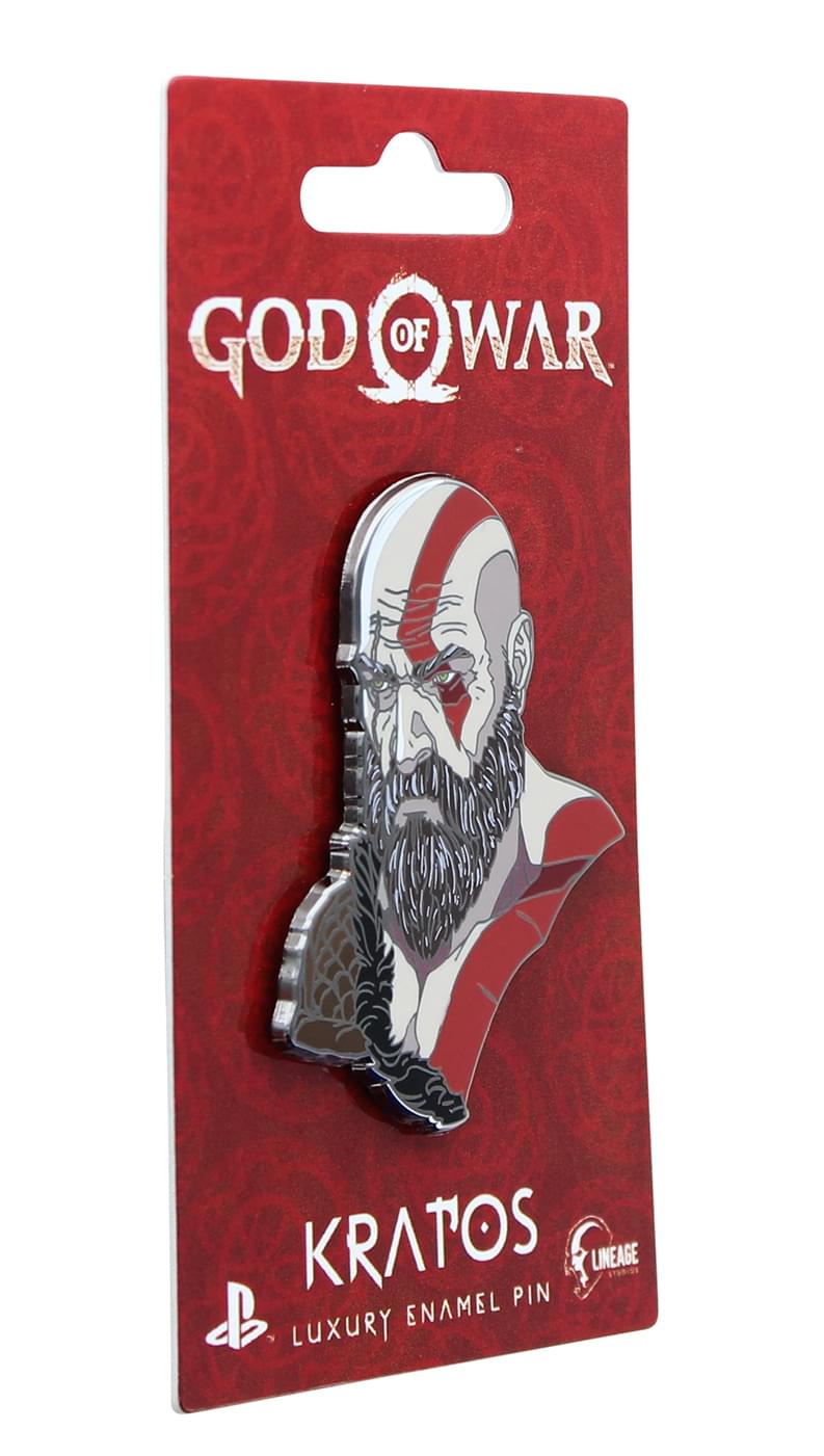 God Of War 2018 Kratos Icon Enamel Pin
