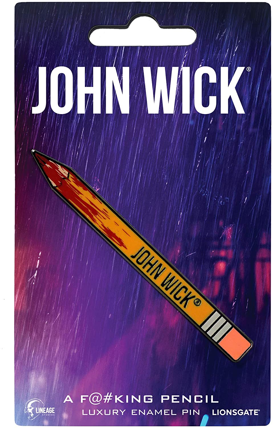 John Wick Pencil Pin Collectible Enamel Pin