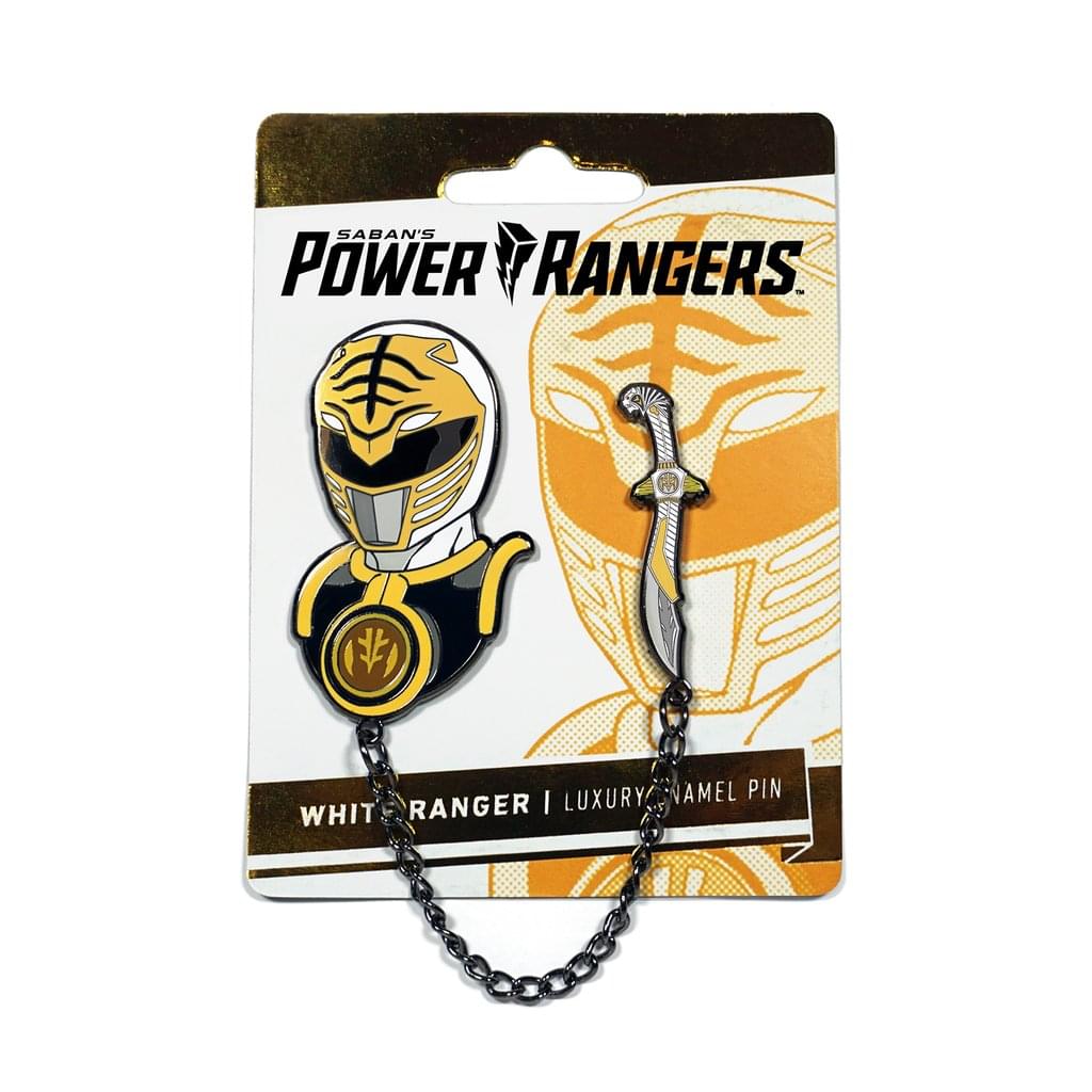 Power Rangers Luxury Enamel Icon Pin | White Ranger
