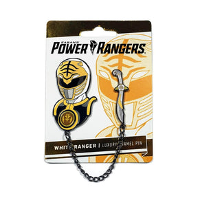 Power Rangers Luxury Enamel Icon Pin | White Ranger