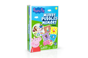 Peppa Pig Muddy Puddles Memory Card Game - Memory & Color Matching Toys for Kids