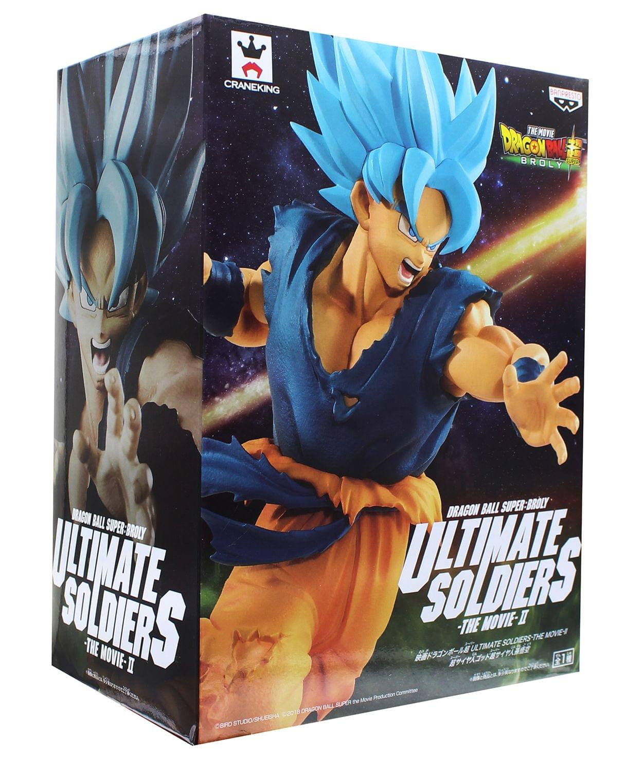 DB Super Movie Ultimate Soldiers, Super Saiyan Blue Gogeta Figure