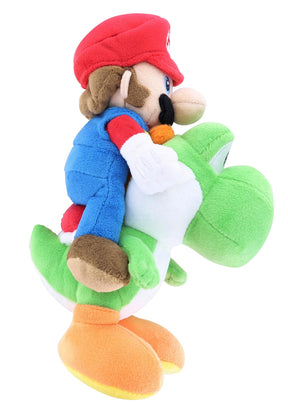 Super Mario All Star Collection 8 Inch Plush | Mario Riding Yoshi
