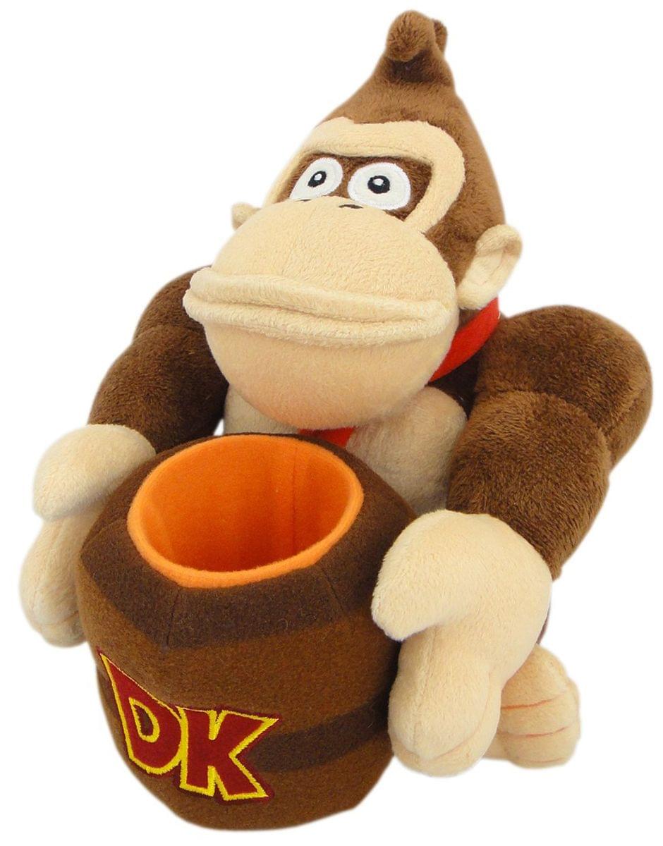 Super Mario 8" Plush Donkey Kong with Barrel