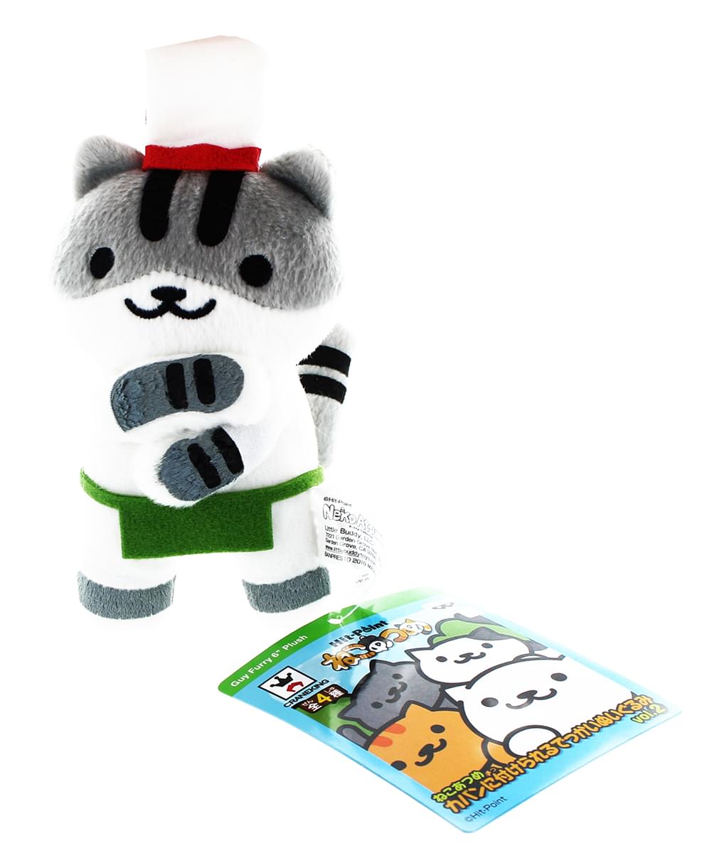 Neko Atsume: Kitty Collector 6" Plush: Guy Furry