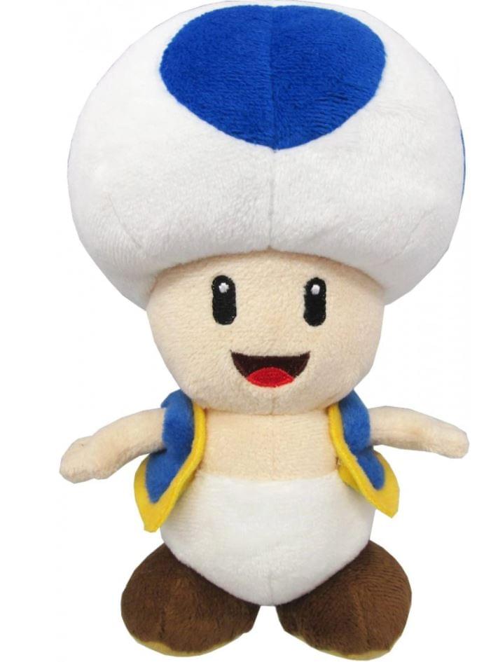 Super Mario All Star Collection 8 Inch Plush | Blue Toad