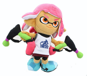 Nintendo Splatoon 9-Inch Plush - Inkling Girl Neon Pink
