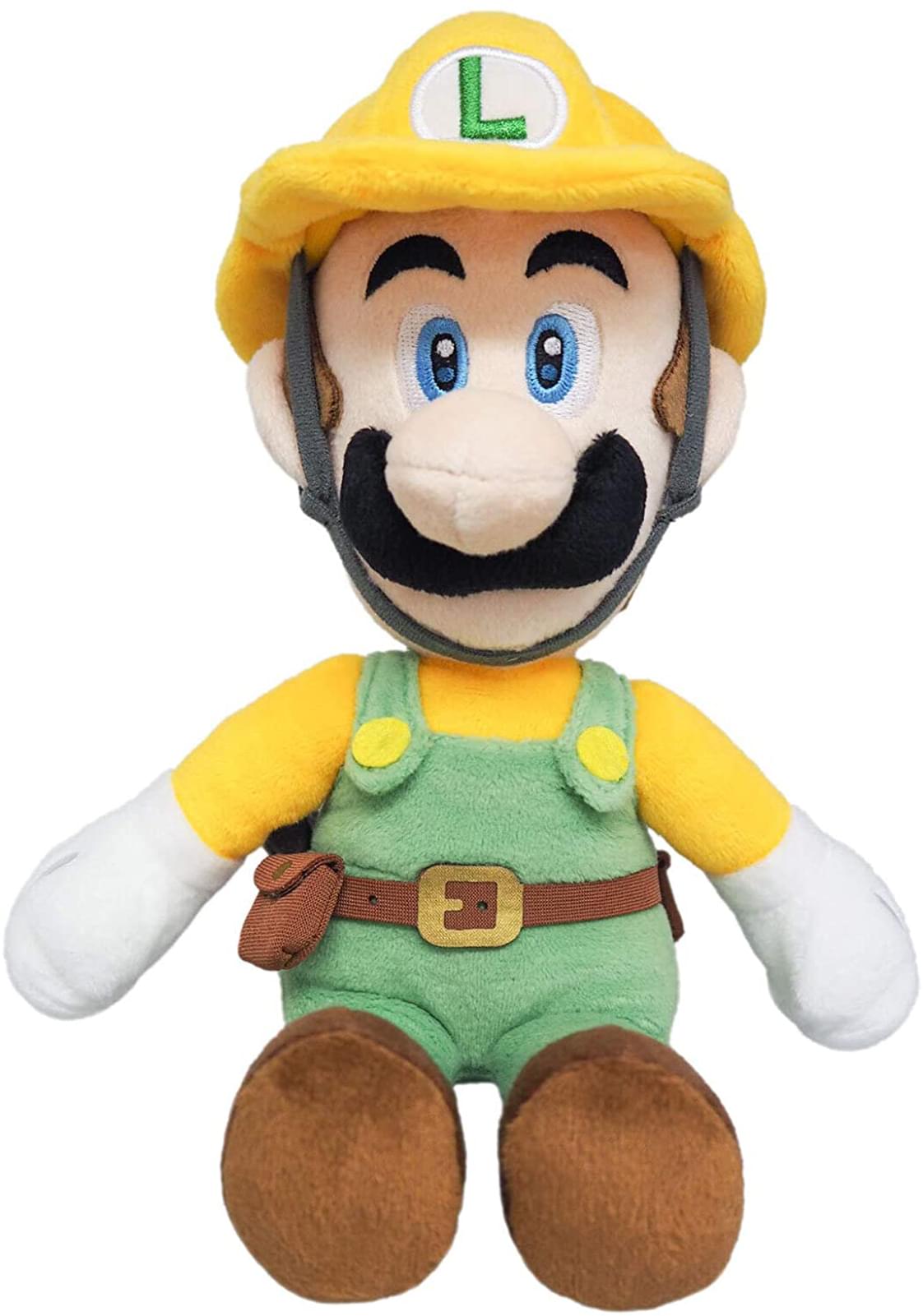 Super Mario All Star Collection 10 Inch Plush | Builder Luigi