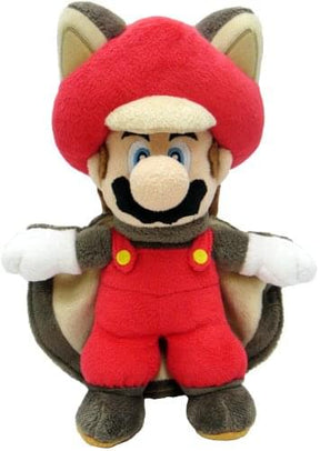 Super Mario Bros Flying Squirrel Mario 9" Plush Doll