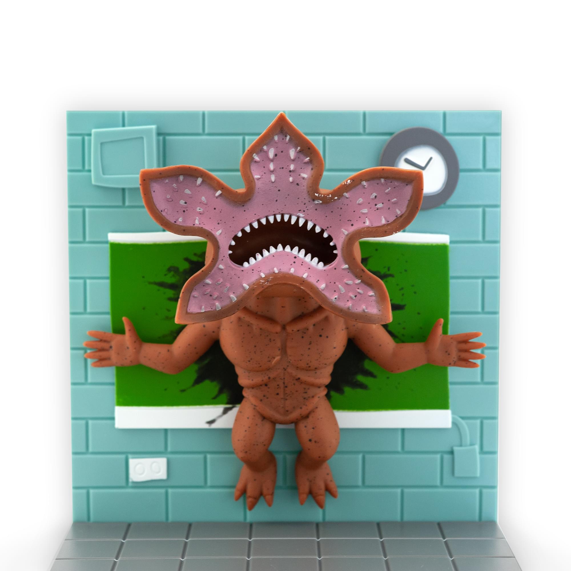 Stranger Things Eleven Vs. Demogorgon Exclusive Diorama | SuperEmoFriends Design