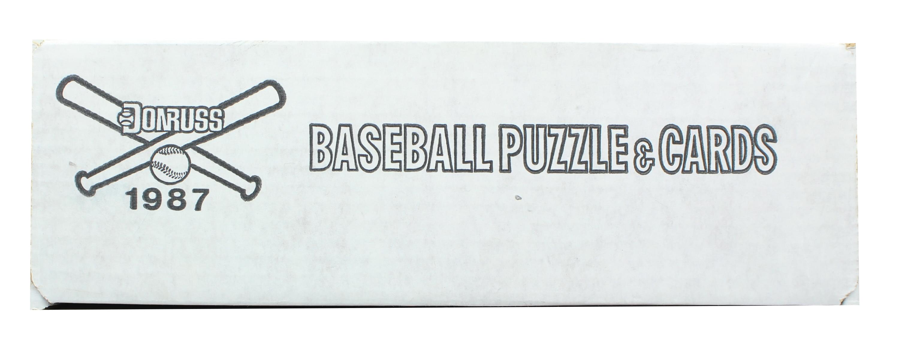 MLB 1987 Donruss Baseball Factory Sealed Set
