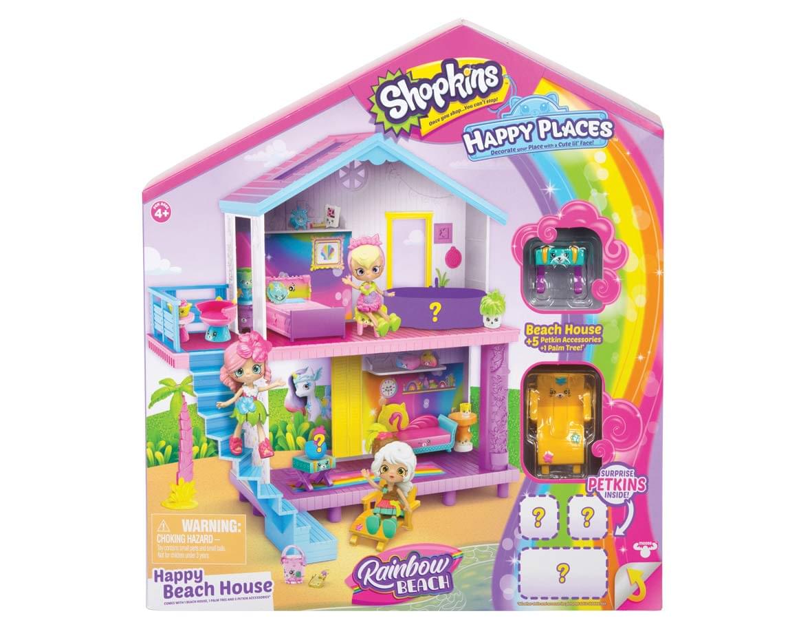 Shopkins Happy Places Rainbow Beach House Playset