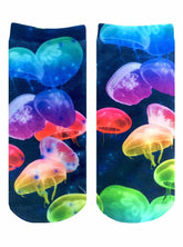 Jellyfish Photo Print Ankle Socks