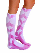 Ballerina Slipper Photo Print Knee High Socks