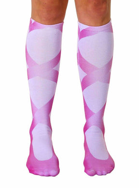 Ballerina Slipper Photo Print Knee High Socks