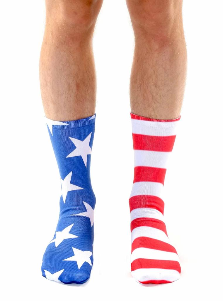 Unisex Stars & Stripes Crew Socks