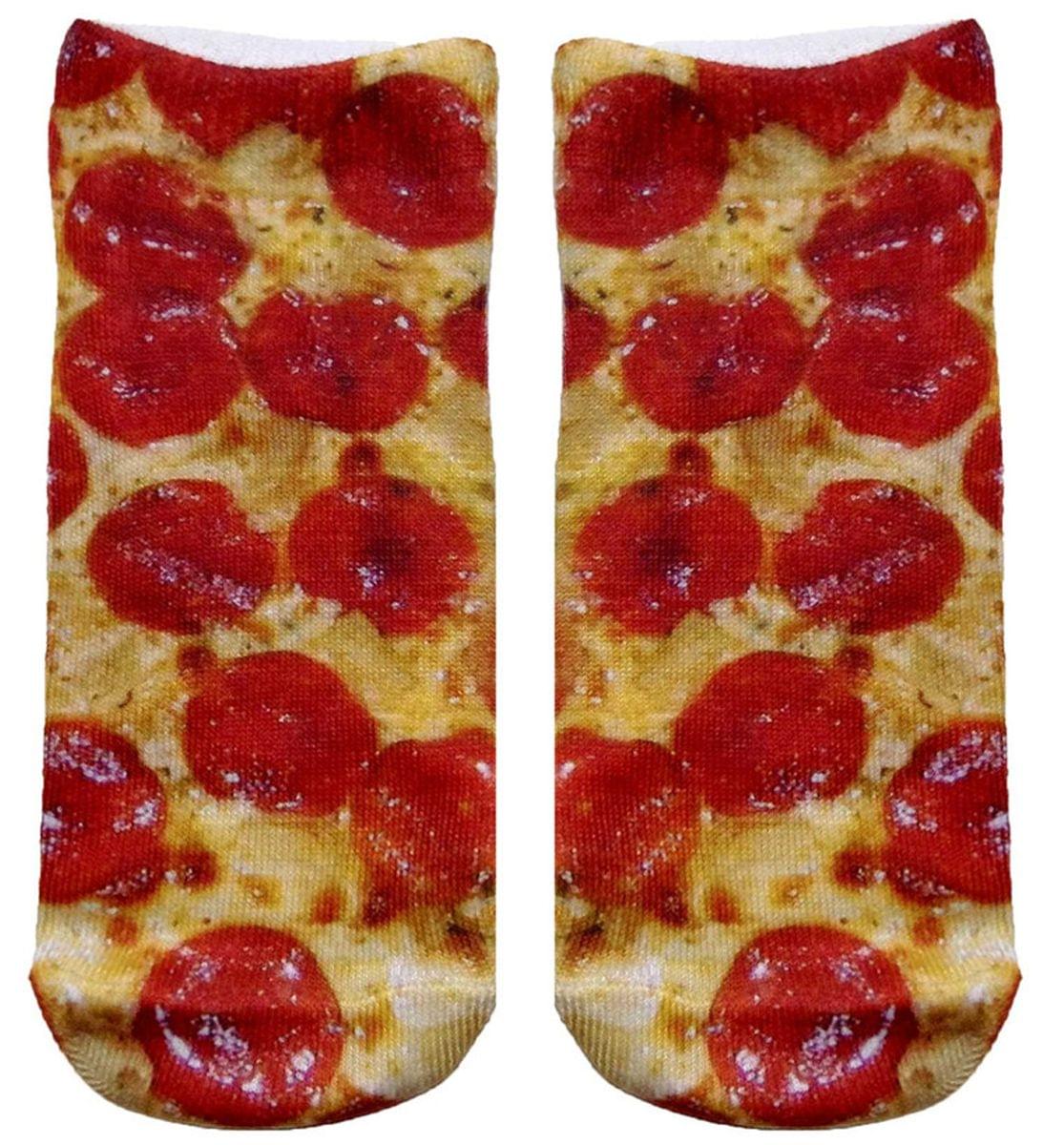 Pizza Photo Print Ankle Socks