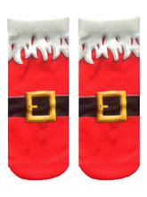 Unisex Santa Boots Ankle Socks