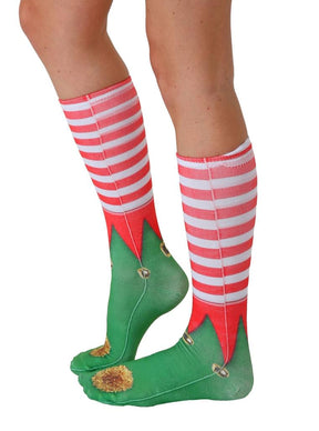 Unisex Elf Shoes Knee High Socks