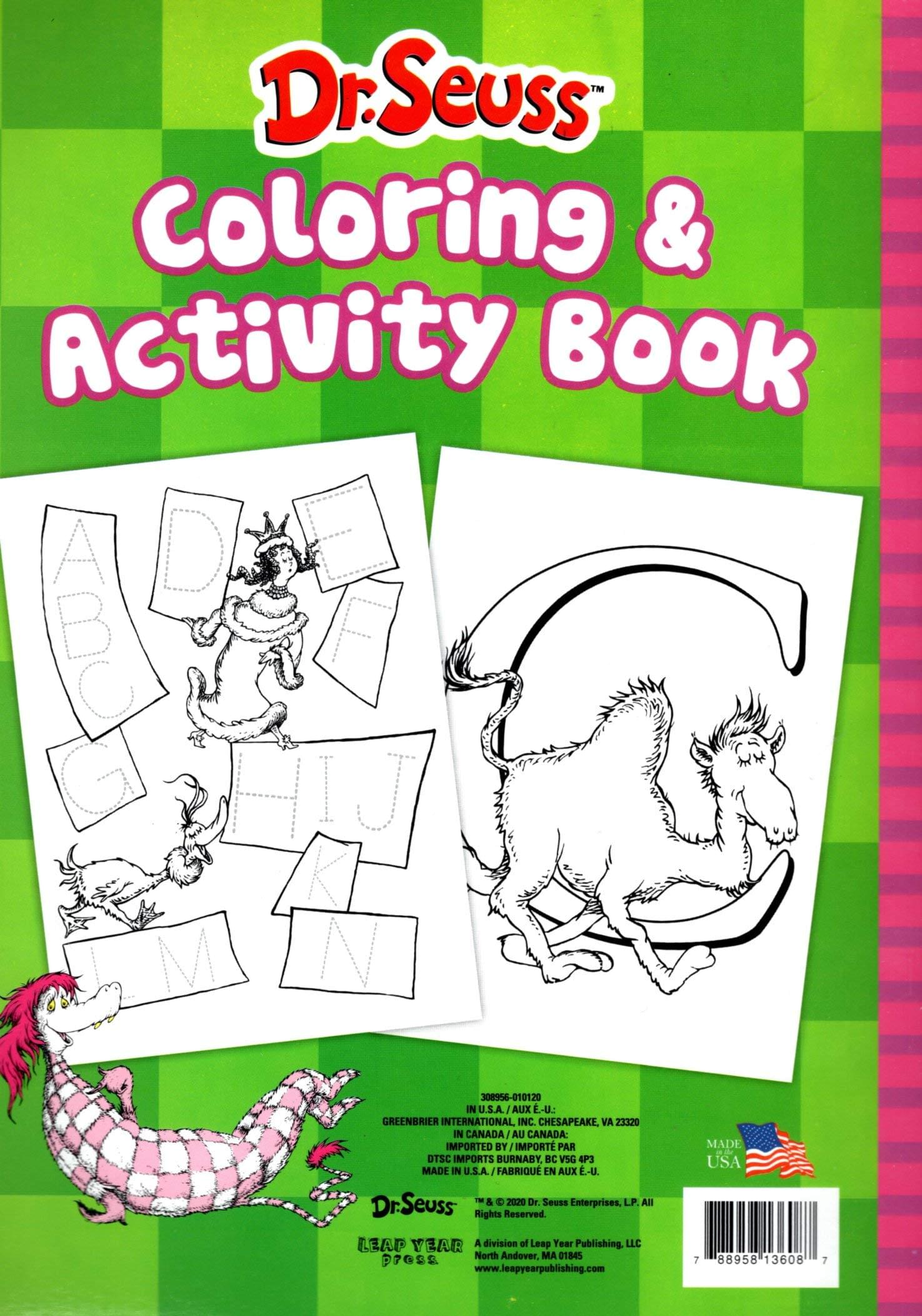 Dr. Seuss 4-In-1 Coloring & Activity Books