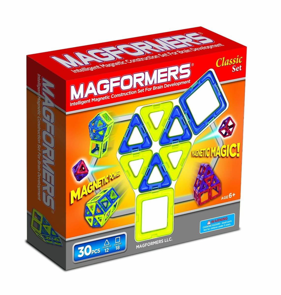 Magformers Classic Magnetic 30 Piece Set