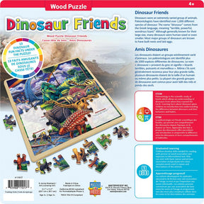 Dinosaur Friends 48 Piece Real Wood Jigsaw Puzzle
