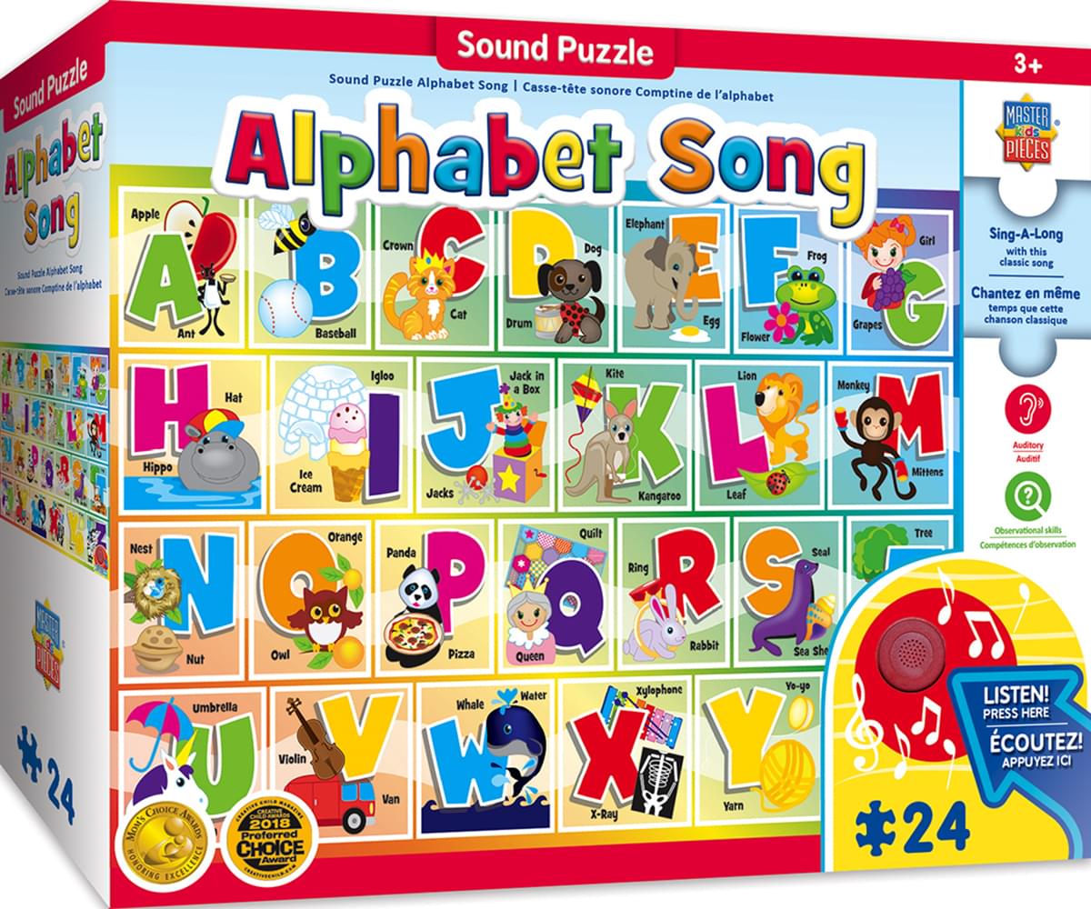 Alphabet 24 Piece Sing-A-Long Song Soud Puzzle