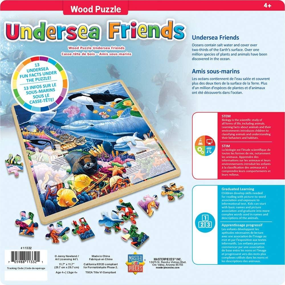 Undersea Friends 48 Piece Real Wood Jigsaw Puzzle