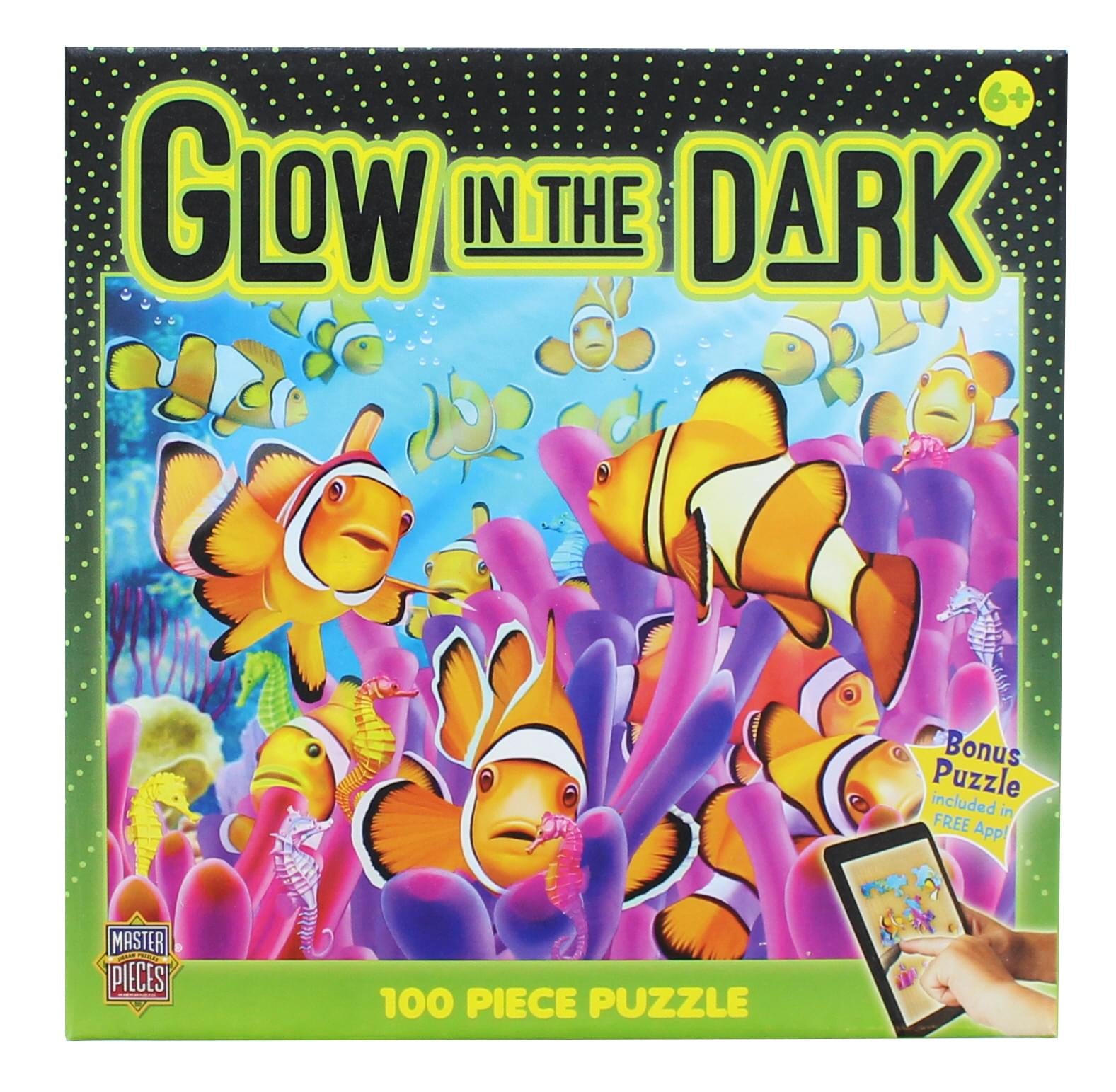 Clownfish 100 Piece Glow In The Dark Jigsaw Puzzle