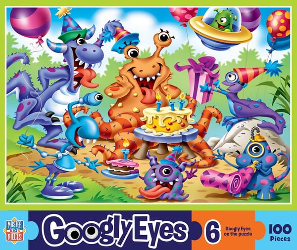 Monsters 100 Piece Googly Eyes Jigsaw Puzzle
