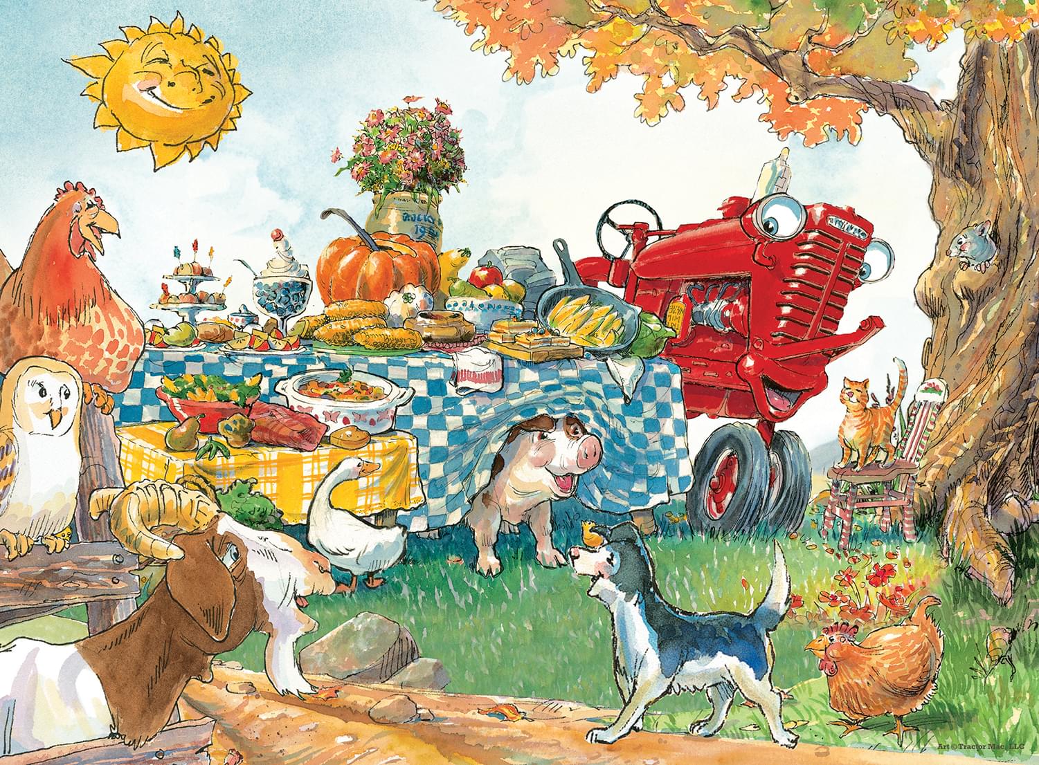 Tractor Mac Dinner Time 60 Piece Jigsaw Puzzle