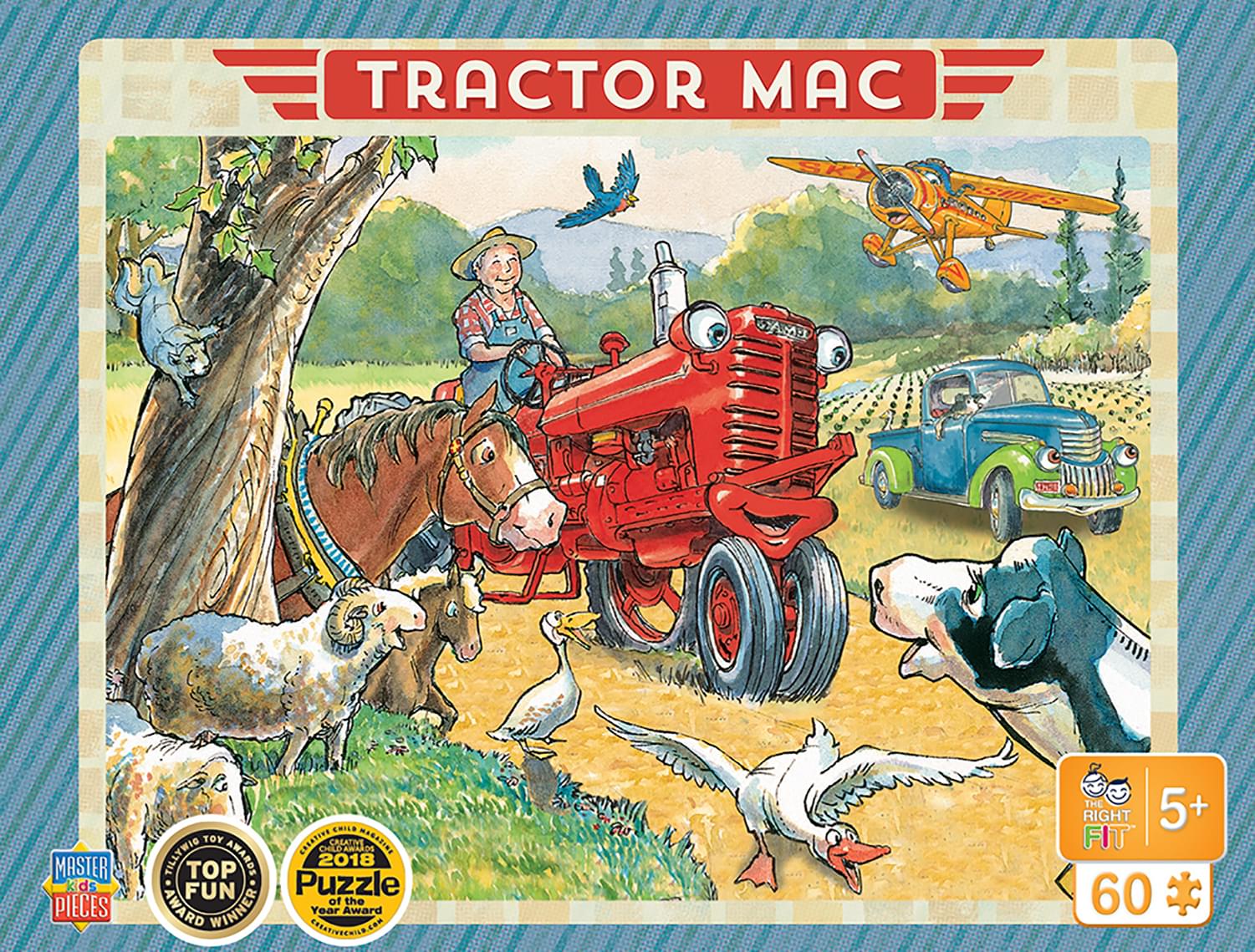 Tractor Mac Out for a Ride 60 Piece Jigsaw Puzzle