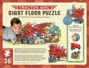 Tractor Mac Shaped 36 Piece Giant Floor Jigsaw Puzzle