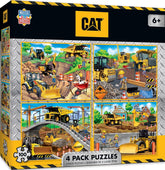 Caterpillar 4-Pack 100 Piece Jigsaw Puzzles