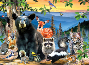 Wildlife of Great Smokey Mountains National Park 100 Piece Jigsaw Puzzle
