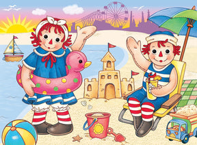 Raggedy Ann & Andy Beach Fun 24 Piece Jigsaw Puzzle