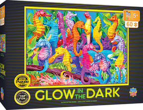 Singing Seahorses 60 Piece Glow In The Dark Jigsaw Puzzle
