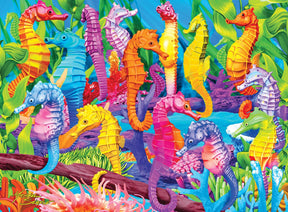 Singing Seahorses 60 Piece Glow In The Dark Jigsaw Puzzle