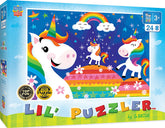 Lil Puzzlers Rainbow Unicorns 24 Piece Jigsaw Puzzle
