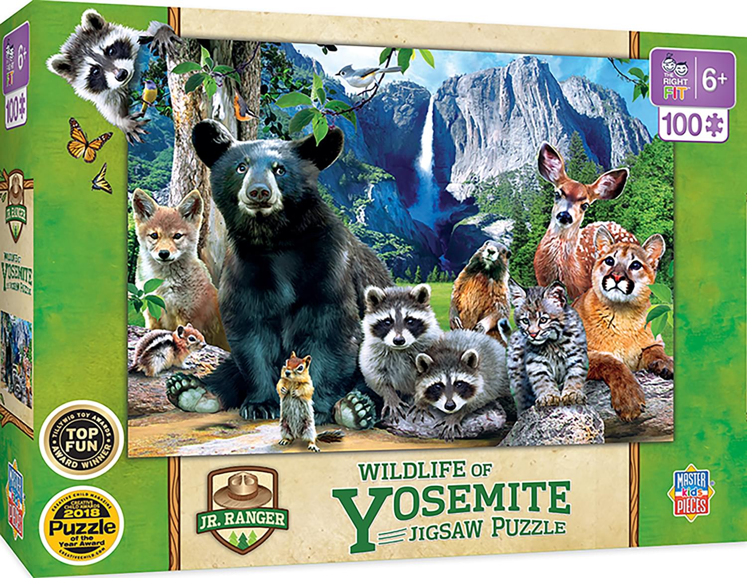 Wildlife of Yosemite National Park 100 Piece Jigsaw Puzzle
