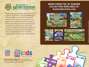 Wildlife of Mount Rushmore 100 Piece Jigsaw Puzzle