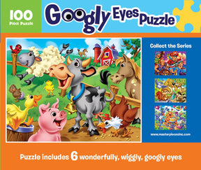 Farm 100 Piece Googly Eyes Jigsaw Puzzle