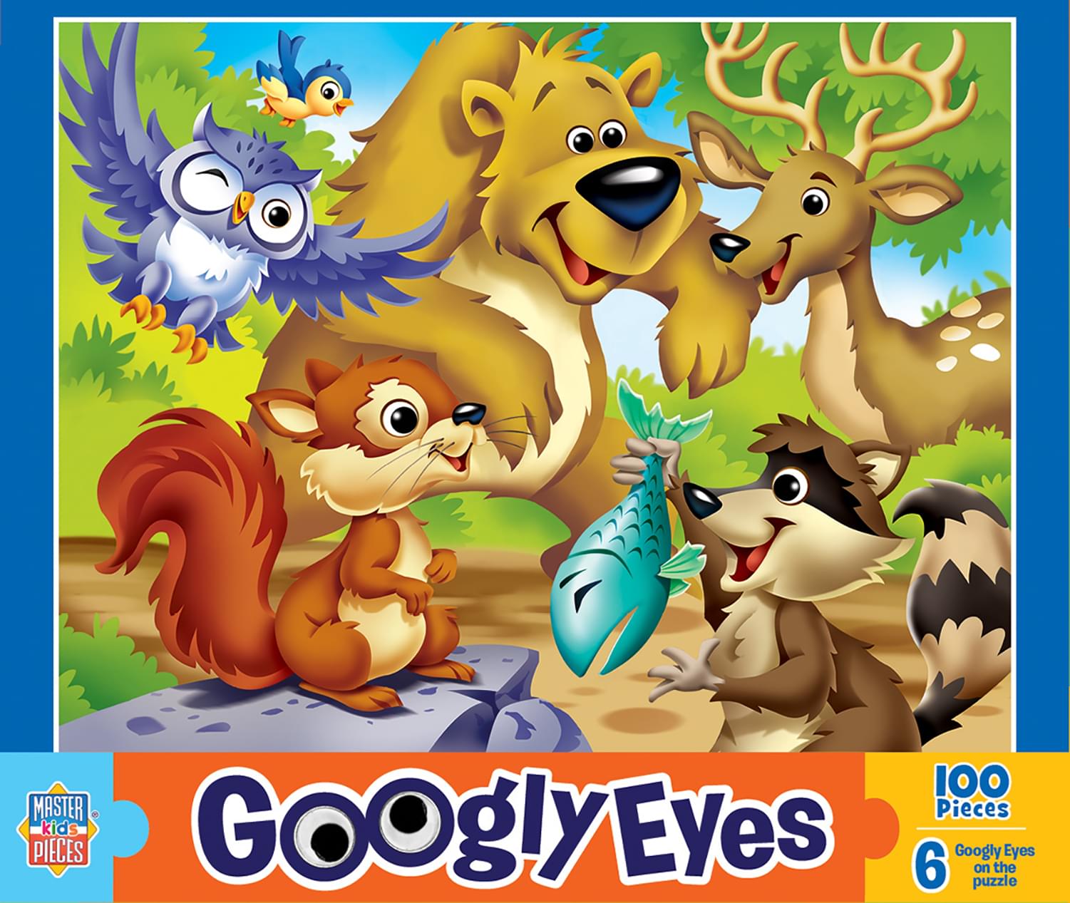 Woodlands 100 Piece Googly Eyes Jigsaw Puzzle