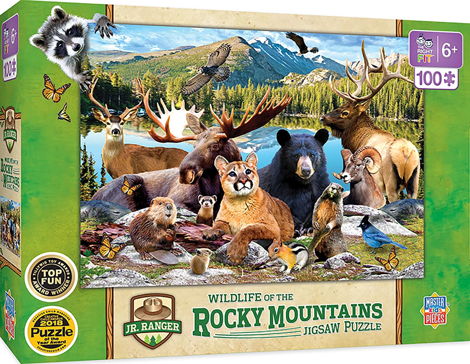 Wildlife of Rocky Mountain National Park 100 Piece Jigsaw Puzzle
