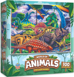 Dinosaur Friends 100 Piece Kids Jigsaw Puzzle