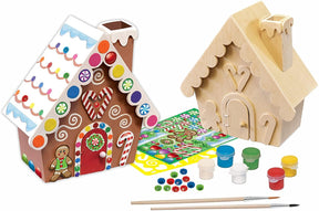 Works of Ahhh Holiday Gingerbread House Wood Painting Kit
