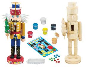 Works of Ahhh Nutcracker Father Christmas Wood Painting Kit
